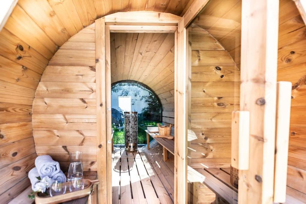 Exklusives Design-Apartment & Sauna Warngau Exteriér fotografie